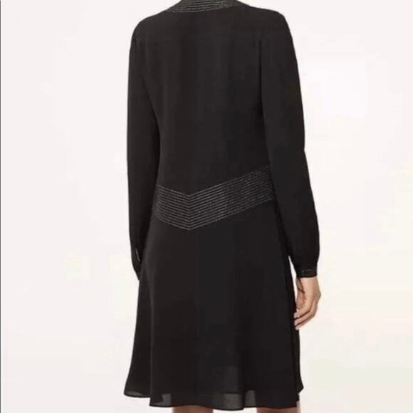 Tory Burch Varennes Embroidered Silk Tunic Dress Size 4 - Picture 2 of 10